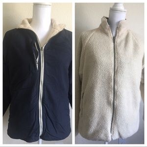 Reversible Sherpa/Windbreaker Jacket